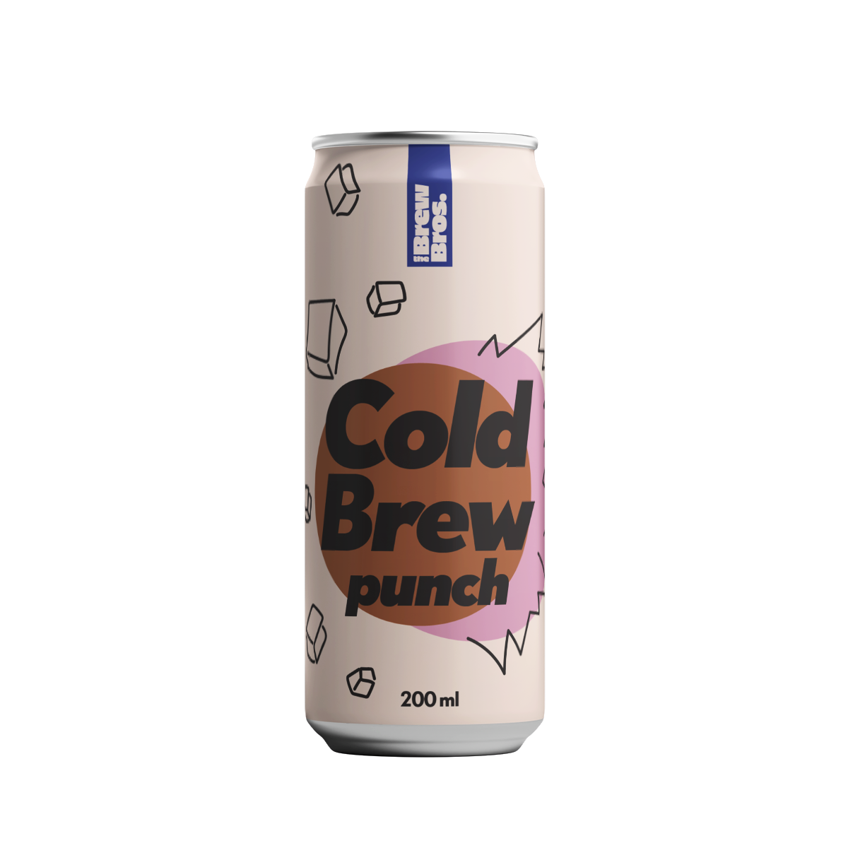 Puszka napoju The Brew Bros o smaku Cold Brew Punch